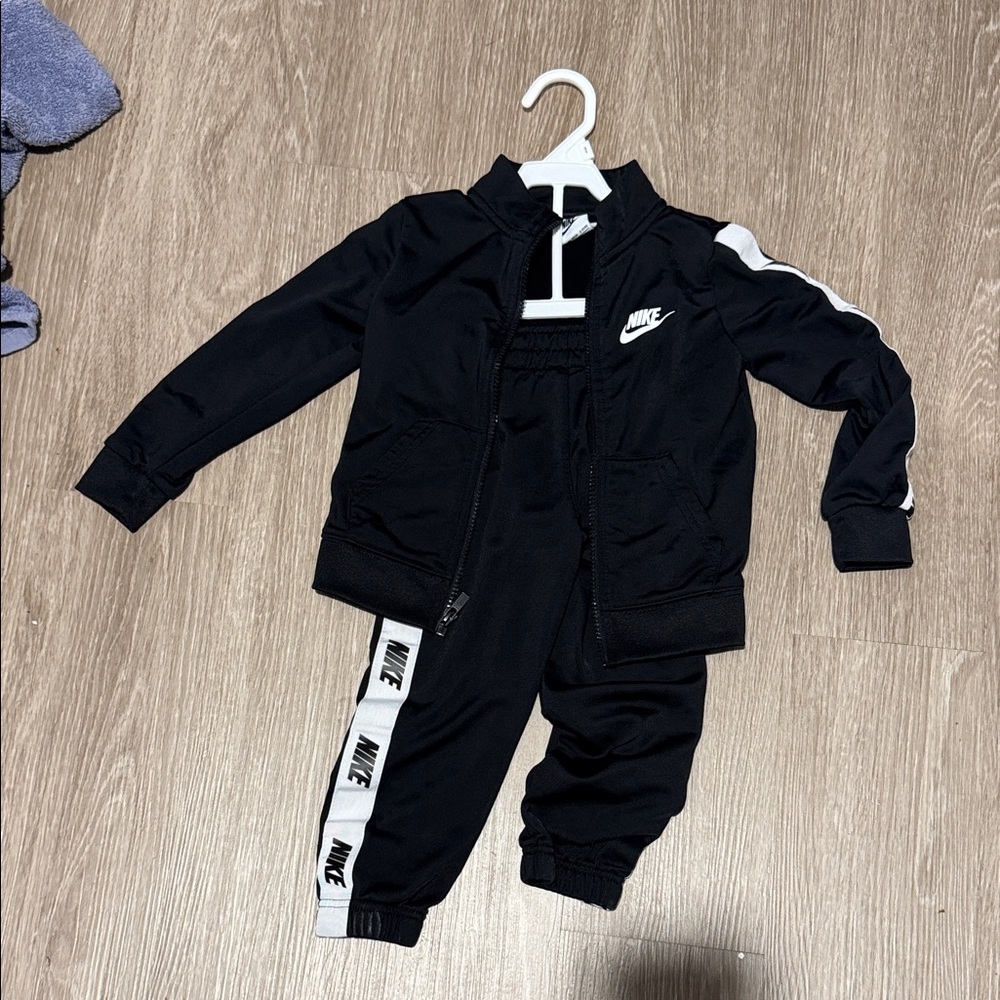 Nike Black and White Kids' Tracksuit